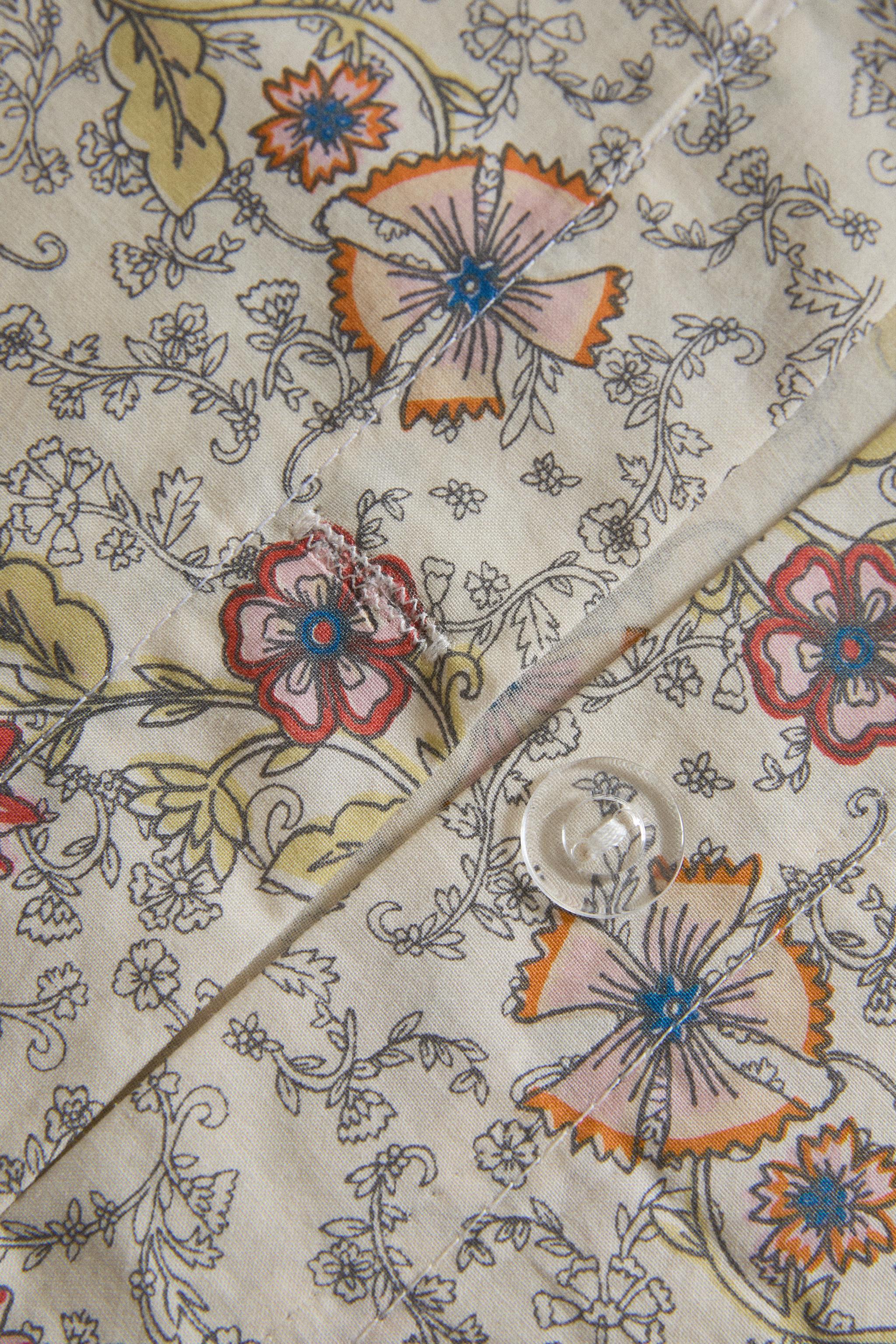 COUETTE ENFANT EN COTON À FLEURS